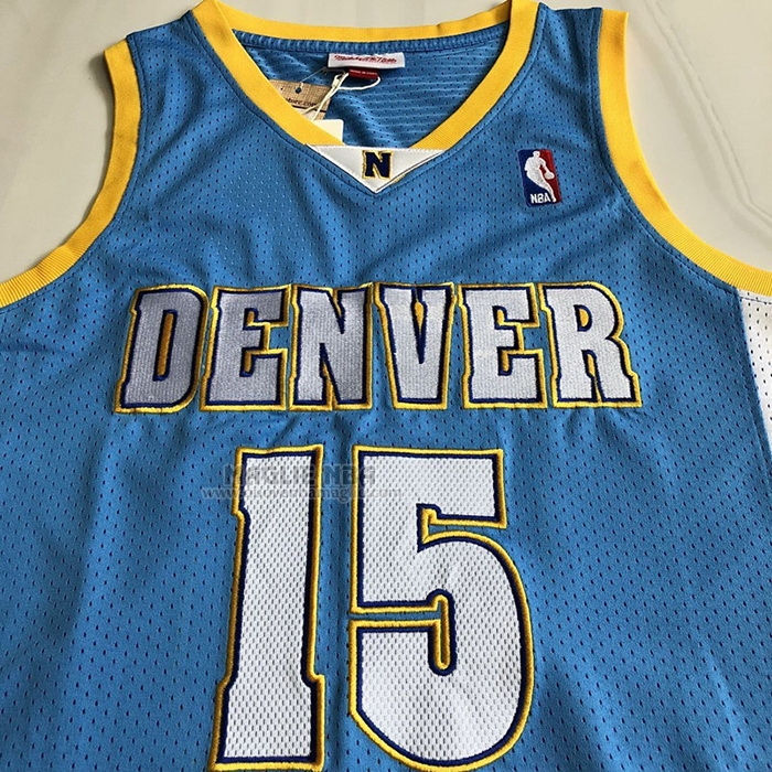 Maglia
 Carmelo Anthony NO 15 Denver Nuggets Mitchell & Ness 2003-04 Blu
